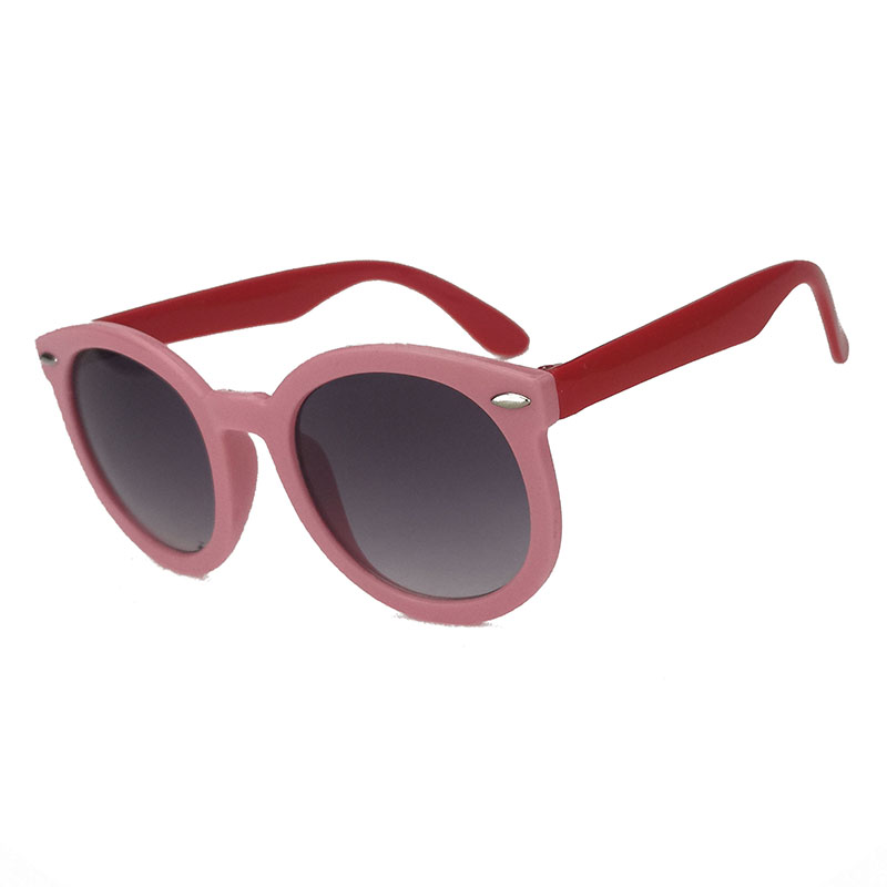 Vintage round Frame Kids Sunglasses Plastic Classic Simple Xiaomi Nail Children&#039;s Sunglasses UV-Proof Glasses