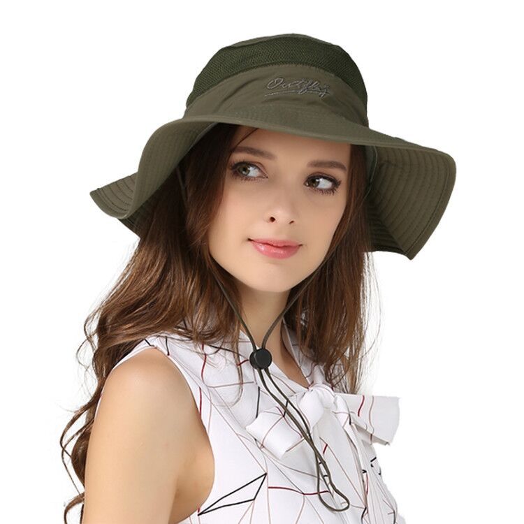 Outdoor Hat Sun-Proof Bucket Hat Bucket Hat Spring/Summer Men&#039;s and Women&#039;s Wide Brim Hat UV-Proof Sun Hat Amazon Hot