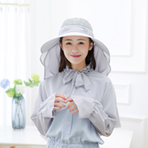 Summer Hat Female Sun Protection Hat Female Sun Hat Female Cycling UV Proof Cap Female Shawl Wide Brim Protective Mask