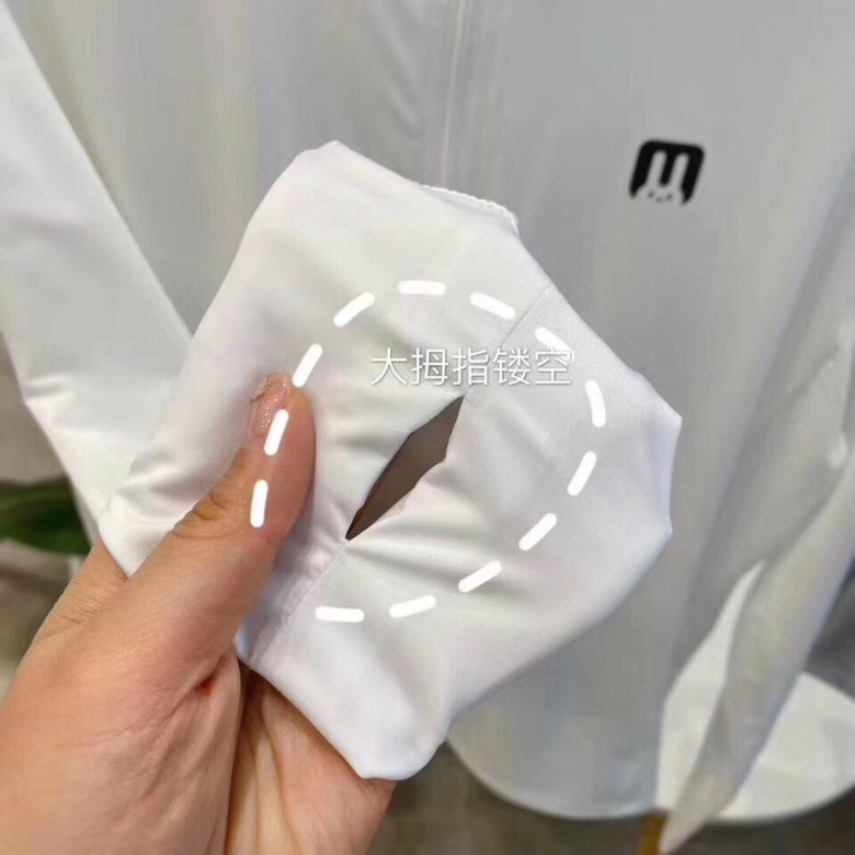 Rabbit Head Hooded Sun Protection Clothing for Women Ice Silk Long Sleeve UV-Proof Masked Outdoor Sun-Protective Clothing