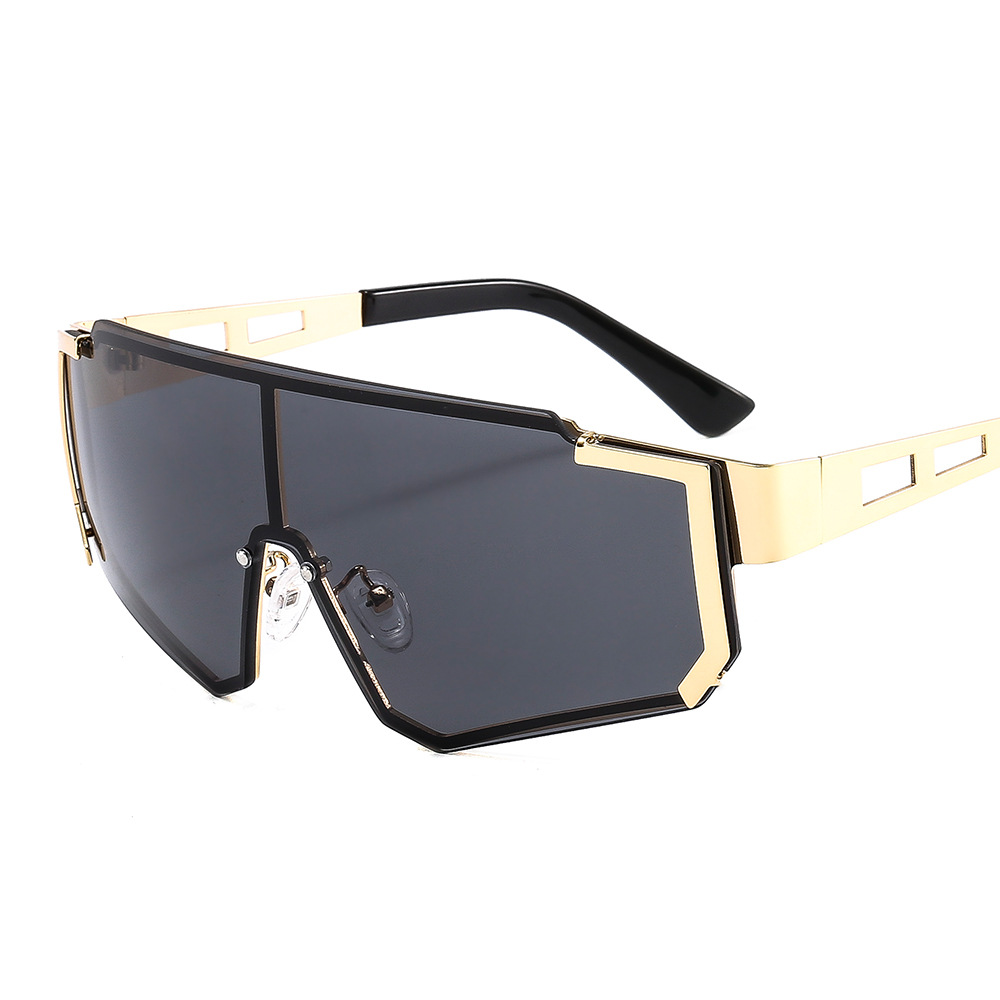 Men&#039;s Metal Siamese Sports Cycling Sunglasses Outdoor UV-Proof Fashion Cross-Border Sunglasses 505