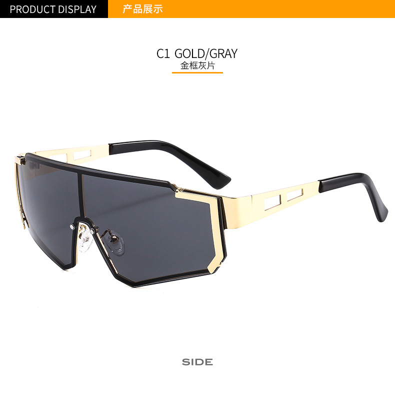 Men's Metal Siamese Sports Cycling Sunglasses Outdoor UV-Proof Fashion Cross-Border Sunglasses 505