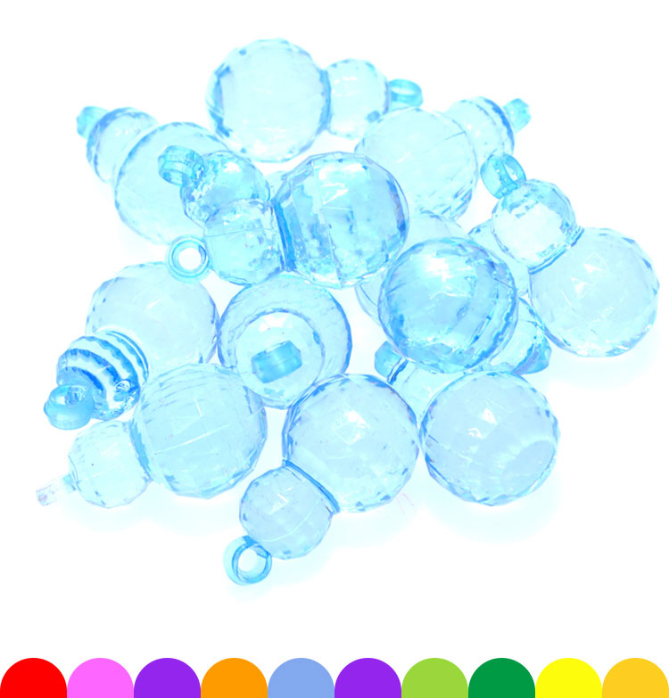 Children's Acrylic Colorful Crystal-like Transparent Gourd Beaded Toy Treasure Hunting Adventure Game Treasure Props Children's Acrylic Colorful Crystal-like Transparent Gourd Beaded Toy Treasure Hunting Adventure Game Treasure Props