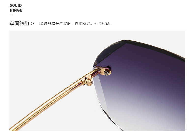 Stylish 2019 new stylish cut edge, ladies metallic, custom uv-proof stylish ladies
