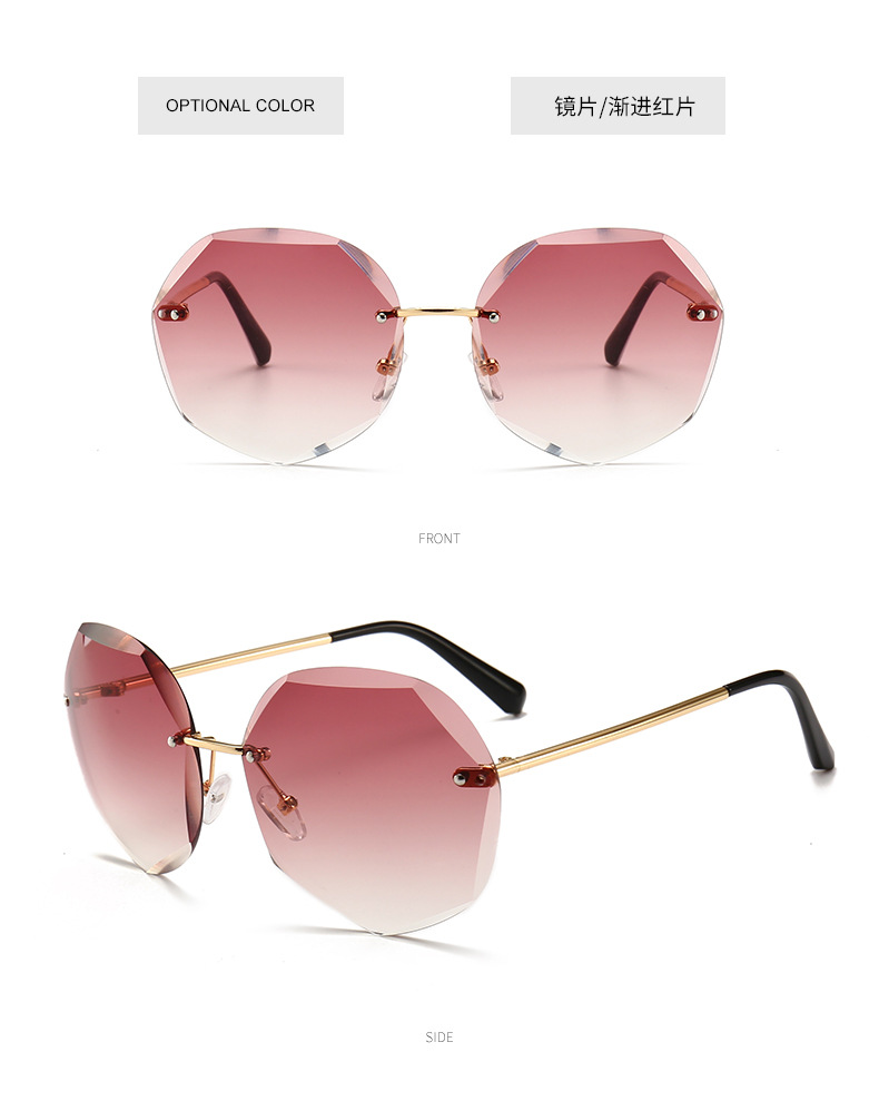 Stylish 2019 new stylish cut edge, ladies metallic, custom uv-proof stylish ladies