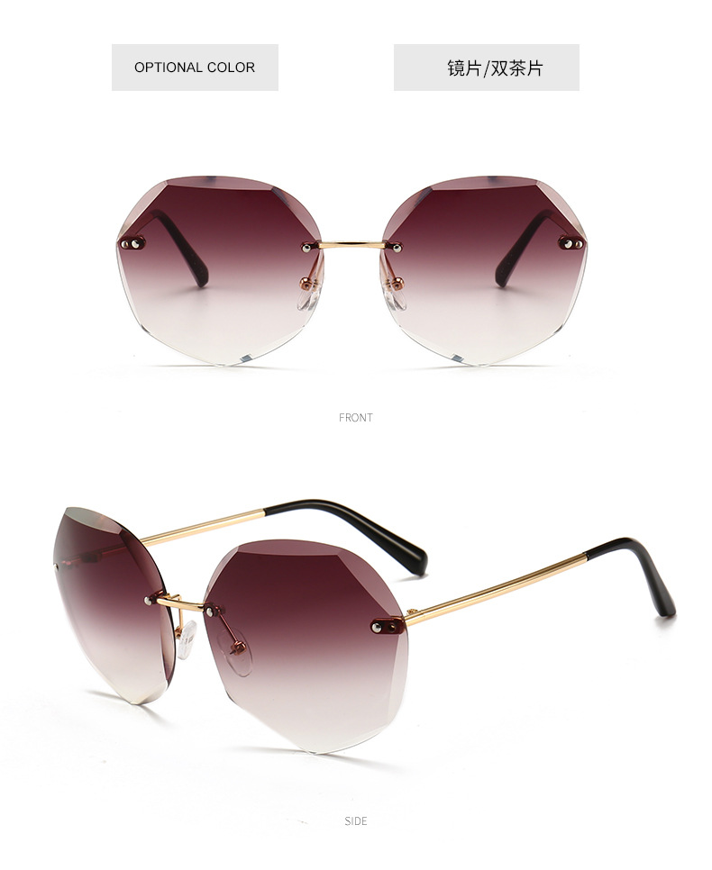 Stylish 2019 new stylish cut edge, ladies metallic, custom uv-proof stylish ladies