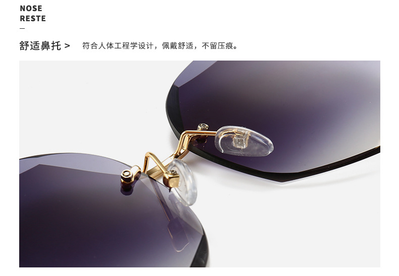 Stylish 2019 new stylish cut edge, ladies metallic, custom uv-proof stylish ladies
