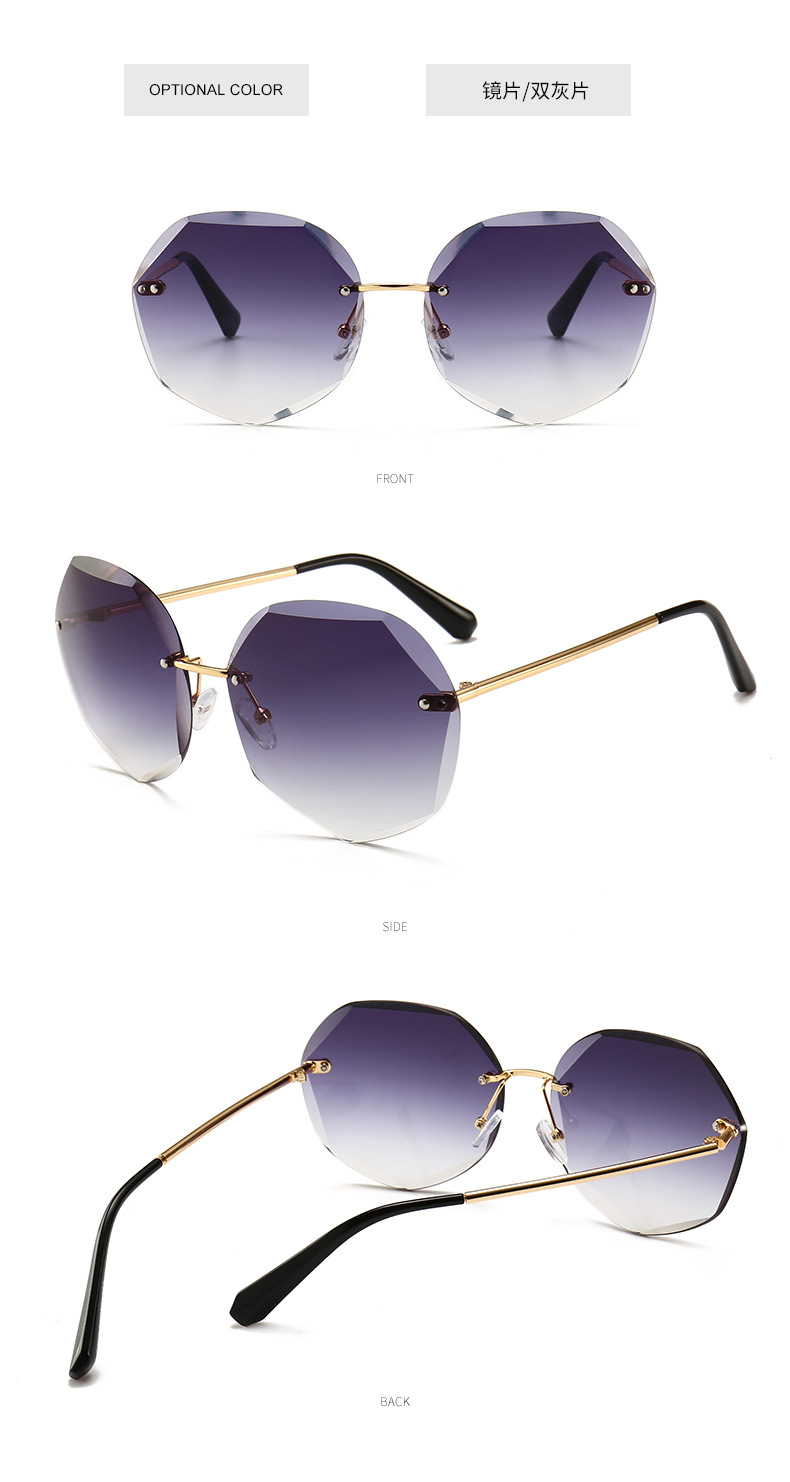 Stylish 2019 new stylish cut edge, ladies metallic, custom uv-proof stylish ladies