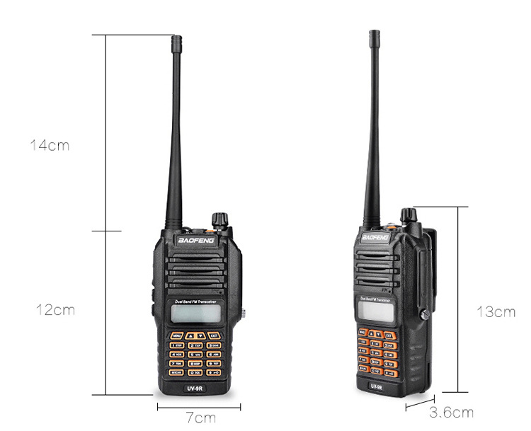 Baofeng Baofeng Uv9r Walkie-Talkie Waterproof IP67 Three-Proof Marine 136-174MHz Frequency 8W Self-Driving Travel