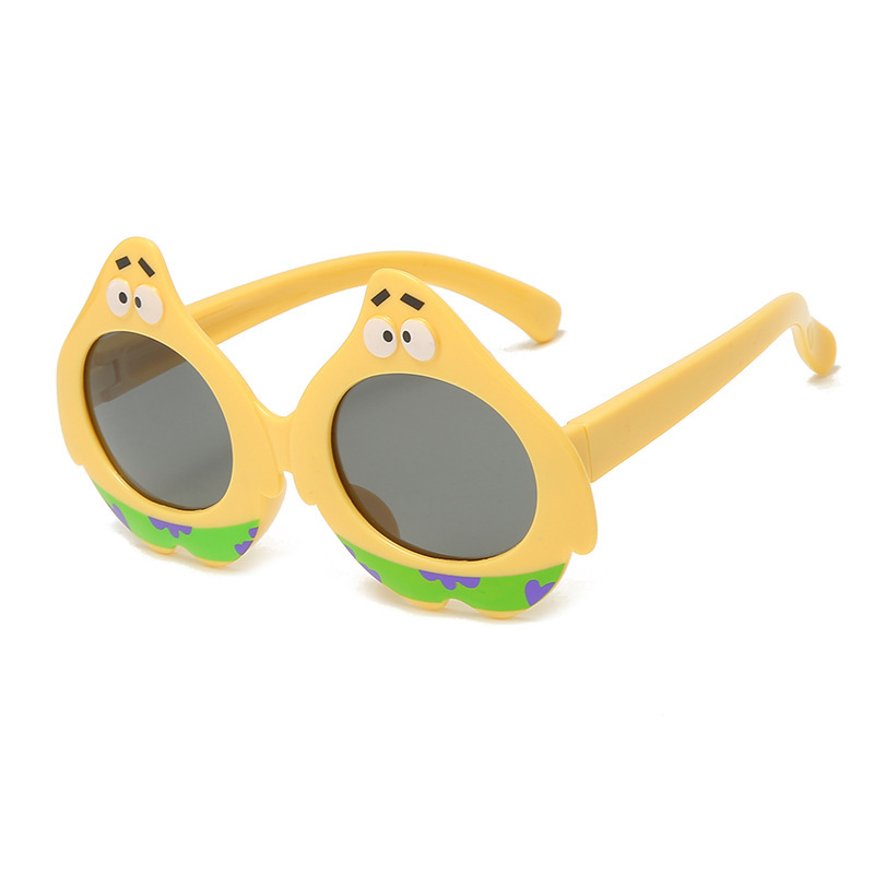 Children&#039;s Silicone Sunglasses Cartoon UV Protection Comfortable Eye-Proof Wisdom Baby Glasses Kids&#039; Sunglasses Polarized