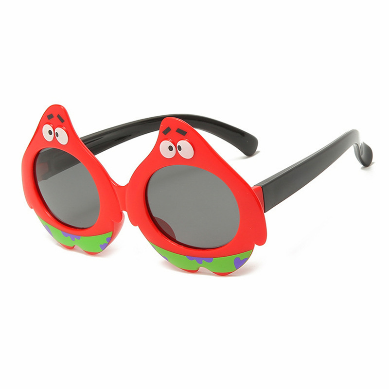 Children&#039;s Silicone Sunglasses Cartoon UV Protection Comfortable Eye-Proof Wisdom Baby Glasses Kids&#039; Sunglasses Polarized