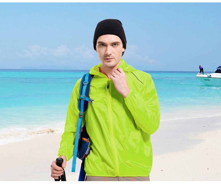 Wholesale Outdoor Skin Windbreaker UV Protection Sun Protection Clothing for Women Lightweight Breathable Fishing Sun-Proof Clothes Men Wind Shield