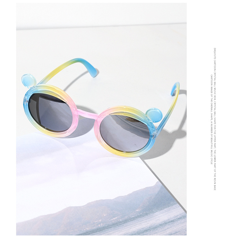 Kids Sunglasses UV-Proof Sunglasses Cute Cartoon Fashion Fairy Sunglasses Baby Foto Fashionable Glasses