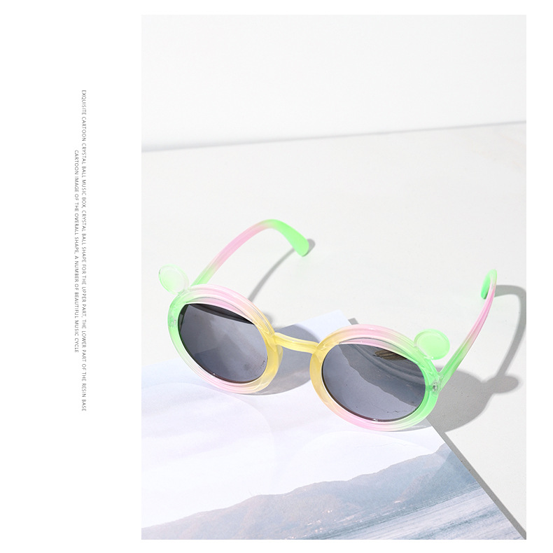 Kids Sunglasses UV-Proof Sunglasses Cute Cartoon Fashion Fairy Sunglasses Baby Foto Fashionable Glasses