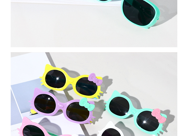 Kids Sunglasses UV-Proof Sunglasses Cute Cartoon Fashion Fairy Sunglasses Baby Foto Fashionable Glasses