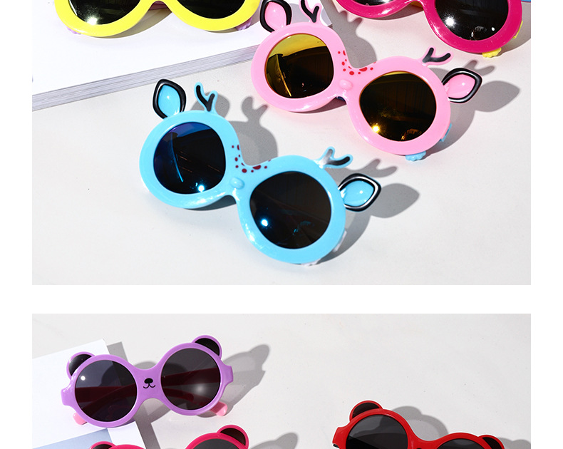 Kids Sunglasses UV-Proof Sunglasses Cute Cartoon Fashion Fairy Sunglasses Baby Foto Fashionable Glasses