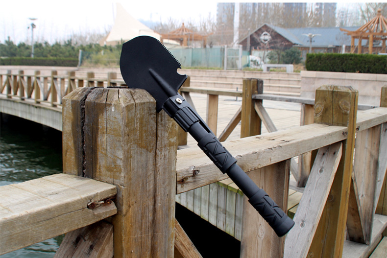 Multifunctional Outdoor Shovel German Manganese Steel Folding Camping Army Spade Shovel Combination Fishing Tool Multifunctional Outdoor Shovel German Manganese Steel Folding Camping Army Spade Shovel Combination Fishing Tool