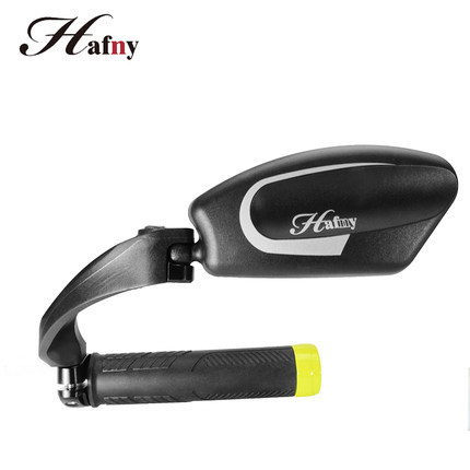 Taiwan Hafny Bicycle Rearview Mirror Mountain Highway Vehicle Foldable Reflector 360 Degrees Rotating Cycling Fixture