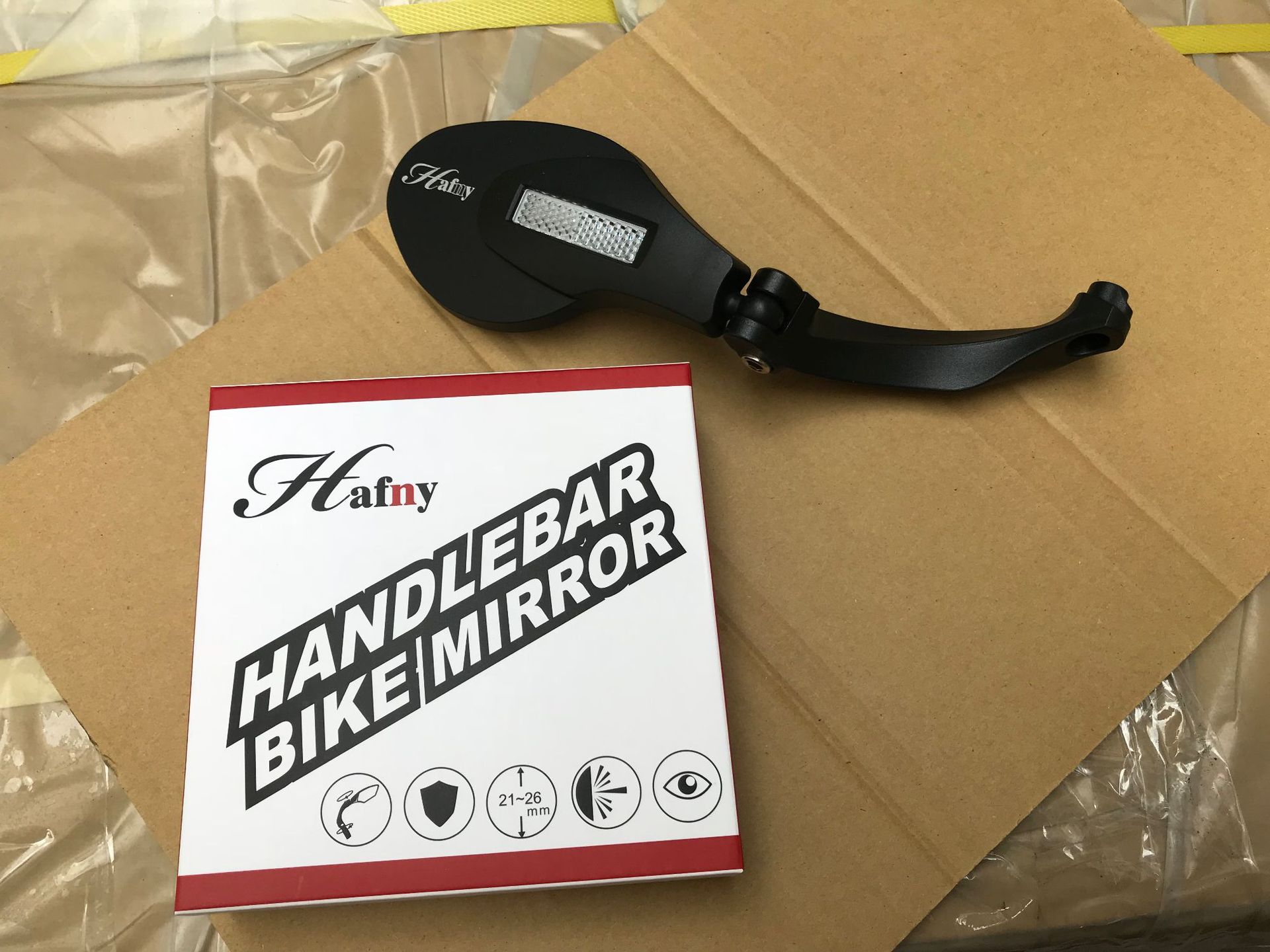 Taiwan Hafny Bicycle Rearview Mirror Mountain Highway Vehicle Foldable Reflector 360 Degrees Rotating Cycling Fixture Taiwan Hafny Bicycle Rearview Mirror Mountain Highway Vehicle Foldable Reflector 360 Degrees Rotating Cycling Fixture