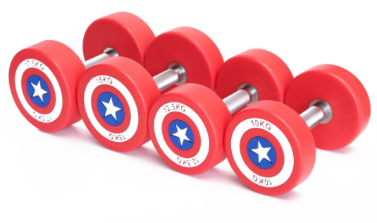 Fitness Dumbbell US Team PU Fixed Dumbbell