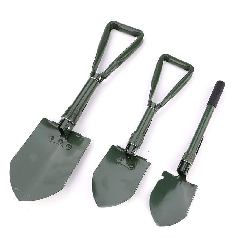 Tuosen Small Shovel Pointed Shovel Outdoor Shovel Military Shovel Multifunctional Agricultural Garden Shovel Folding Shovel