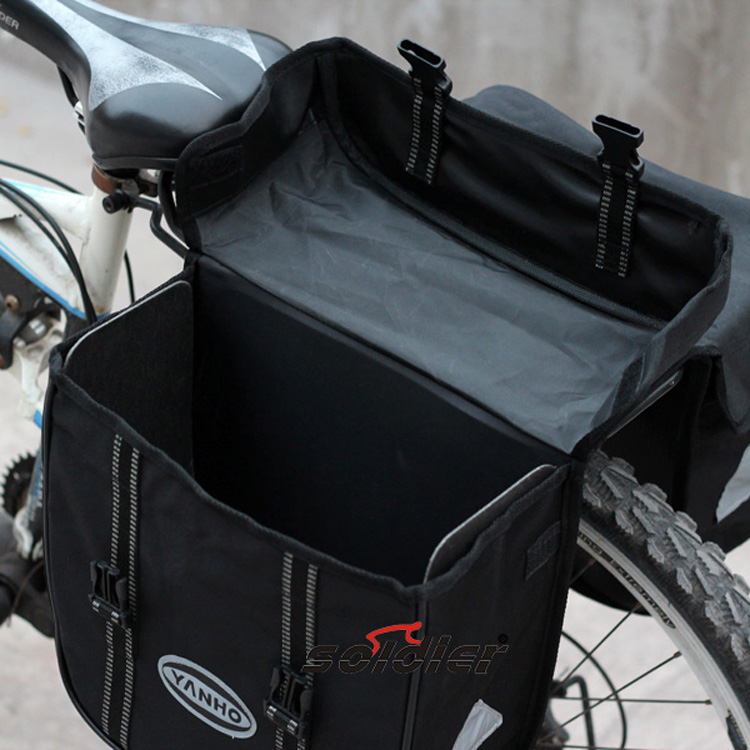 High quality bicycle rear shelf pack 3 in 1 /flame fox hard board pack