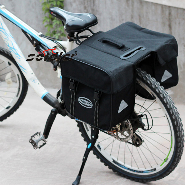 High quality bicycle rear shelf pack 3 in 1 /flame fox hard board pack