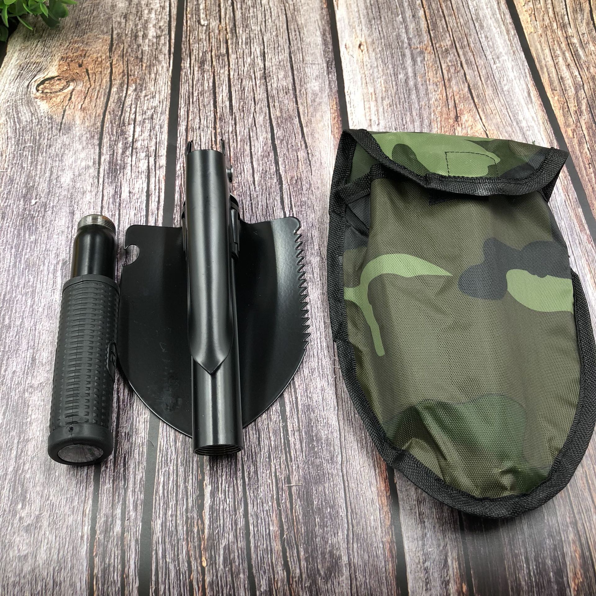 Wholesale Foreign Trade Sticky Bag Multi-Functional Life-Saving Shovel Shovel Fishing Folding Shovel Emergency Shovel Small Size