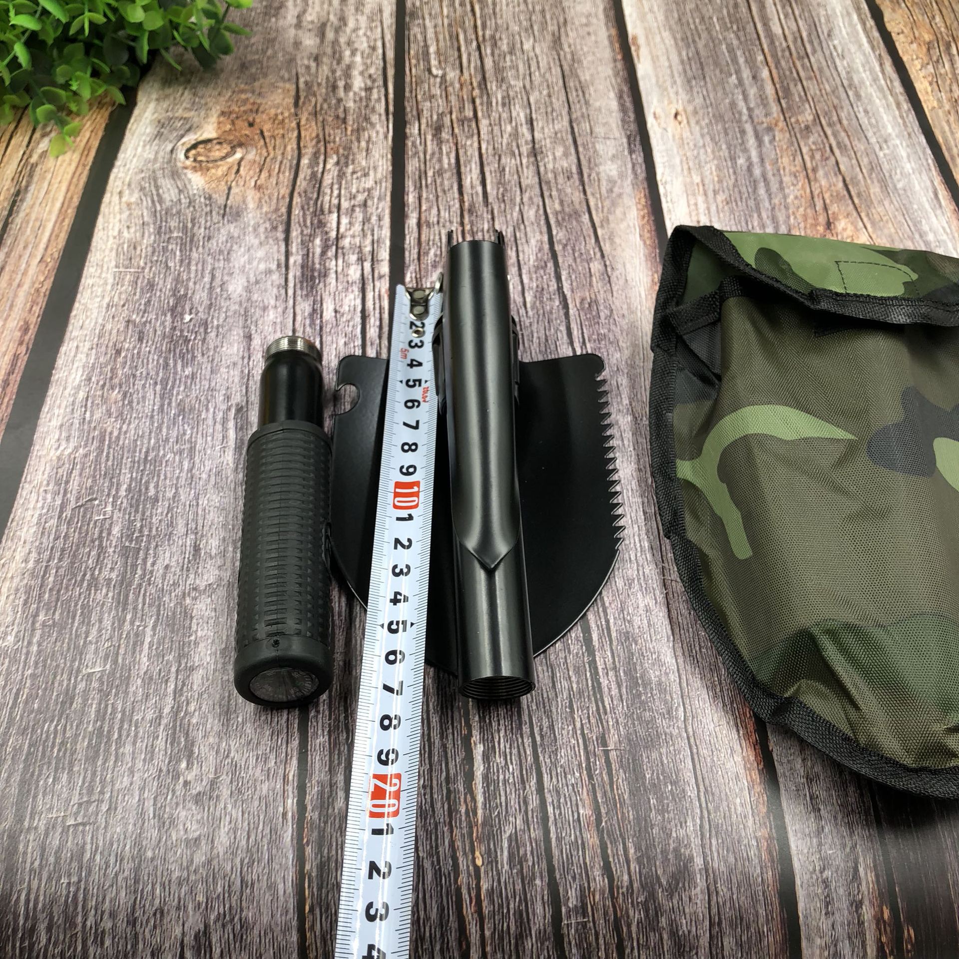 Wholesale Foreign Trade Sticky Bag Multi-Functional Life-Saving Shovel Shovel Fishing Folding Shovel Emergency Shovel Small Size