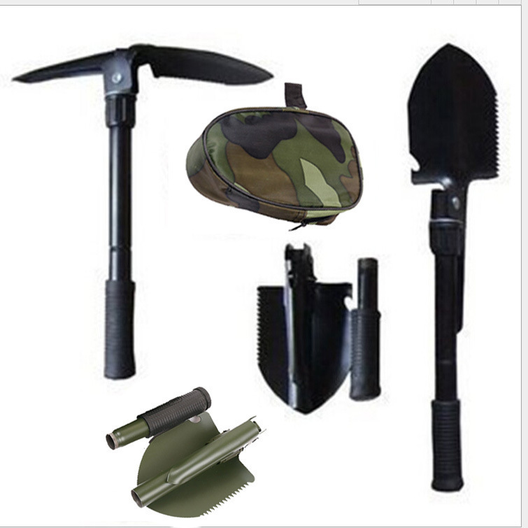 Car Portable Small Shovel Fishing Multi-Function Tool Shovel Outdoor Camping Multi-Purpose Folding Gardening Shovel