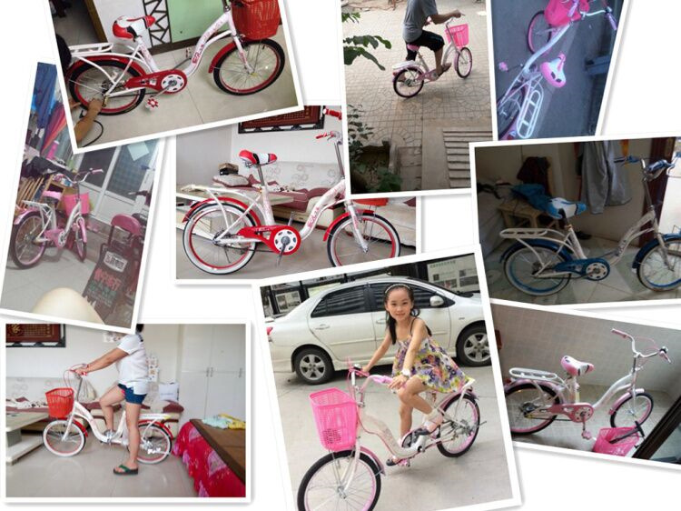 Student light lady princess bicycle bike 16 inch 20 inches Student light lady princess bicycle bike 16 inch 20 inches