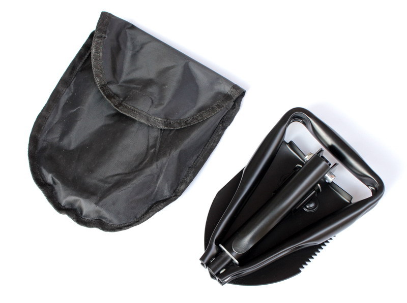 Outdoor Supplies Equipment Folding Shovel Shovel Folding Table for Car Shovel Camping Shovel Medium Black Multifunctional