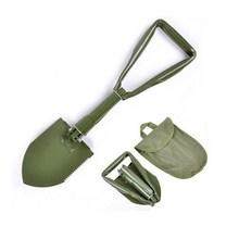 Outdoor Supplies Equipment Folding Shovel Shovel Folding Table for Car Shovel Camping Shovel Medium Black Multifunctional