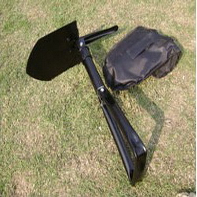 Outdoor Supplies Equipment Folding Shovel Shovel Folding Table for Car Shovel Camping Shovel Medium Black Multifunctional