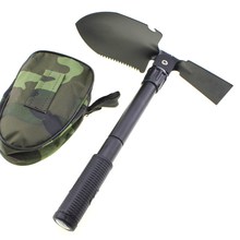 Outdoor Supplies Equipment Folding Shovel Shovel Folding Table for Car Shovel Camping Shovel Medium Black Multifunctional