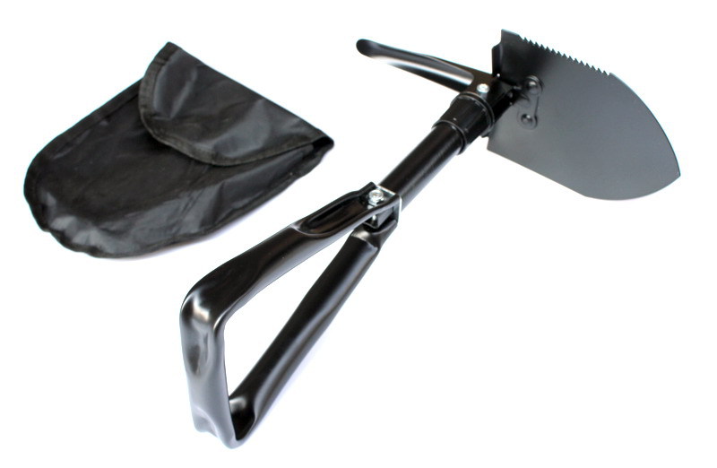 Outdoor Supplies Equipment Folding Shovel Shovel Folding Table for Car Shovel Camping Shovel Medium Black Multifunctional