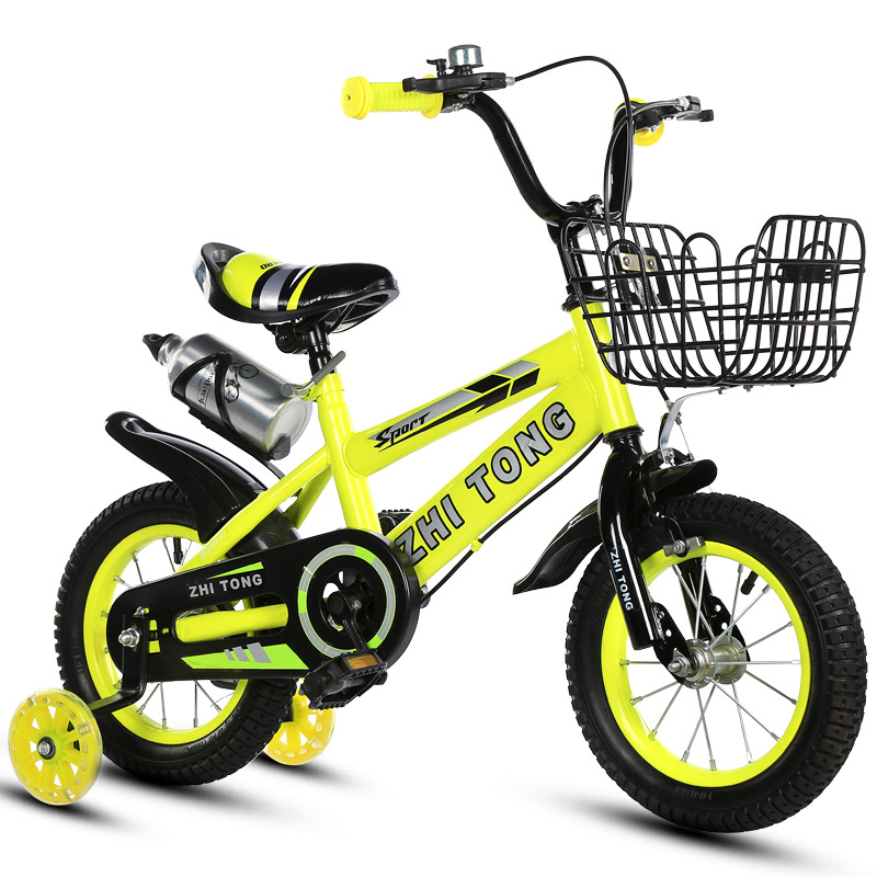 Children&#039;s Bicycle 3-Year-Old Boys and Girls Baby Bicycle 2-4-6-Year-Old Stroller 12-14-16-Inch Children Bicycle