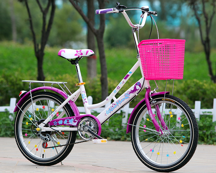 The princess bike girl's bicycle is 18 inches, 20 inches and 22 inches. The princess bike girl's bicycle is 18 inches, 20 inches and 22 inches.