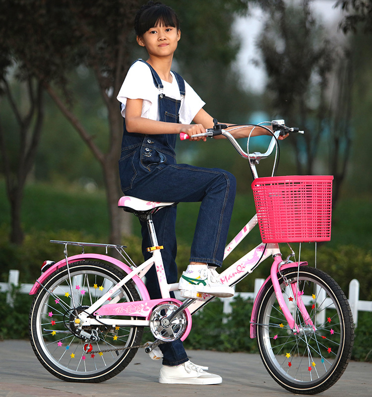 The princess bike girl's bicycle is 18 inches, 20 inches and 22 inches. The princess bike girl's bicycle is 18 inches, 20 inches and 22 inches.