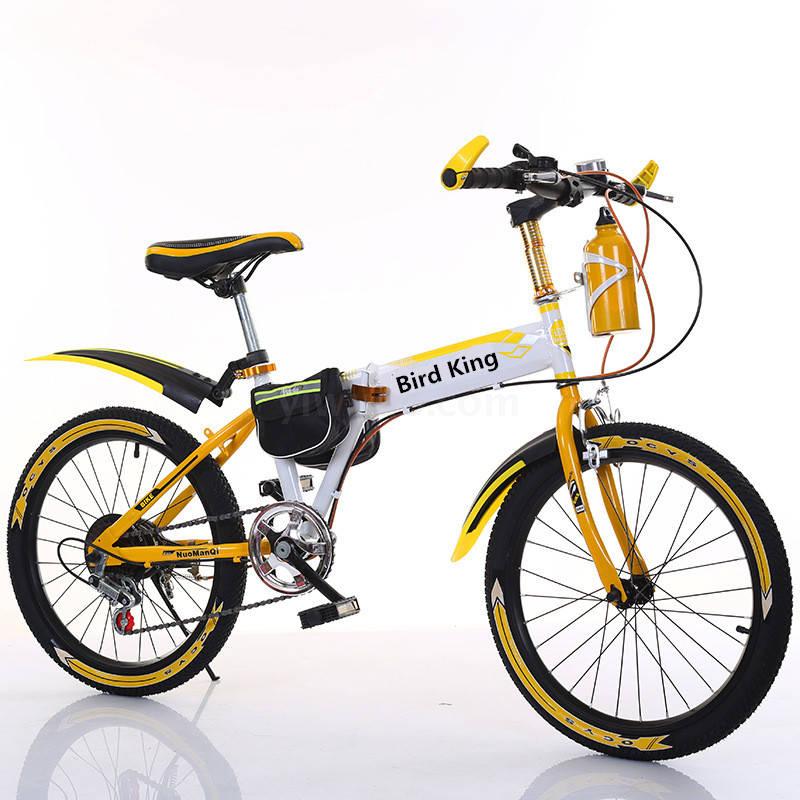 Adult mountain speed change folding bicycle 18