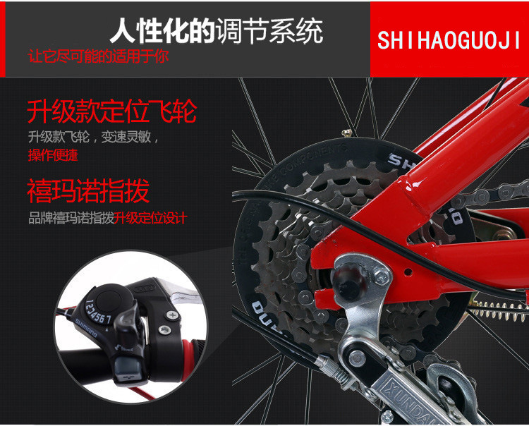 Adult mountain speed change folding bicycle 18 Adult mountain speed change folding bicycle 18