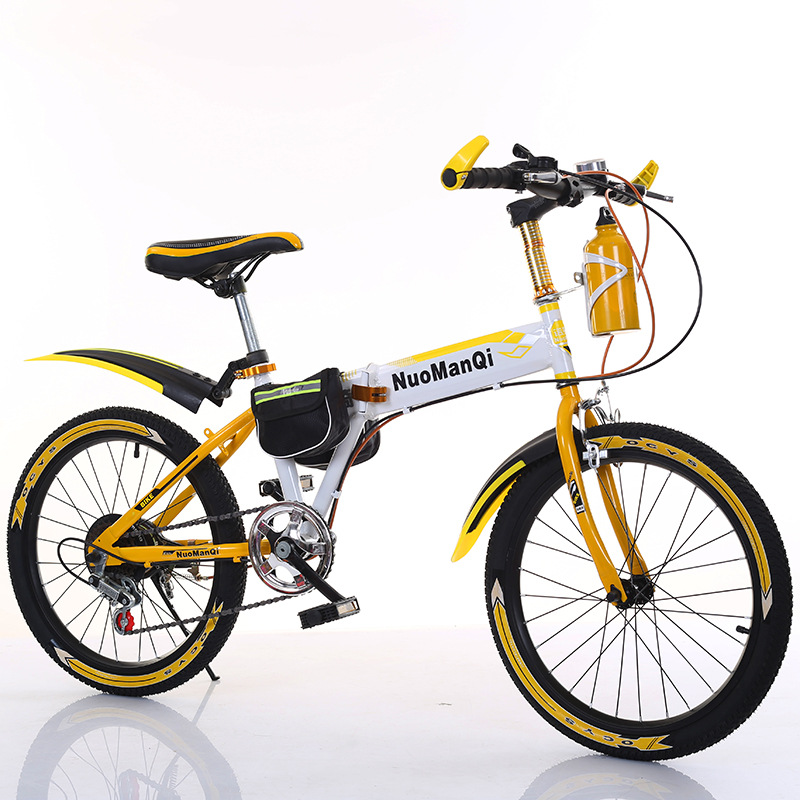 Adult mountain speed change folding bicycle 18 Adult mountain speed change folding bicycle 18