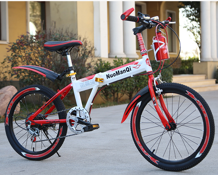 Adult mountain speed change folding bicycle 18 Adult mountain speed change folding bicycle 18
