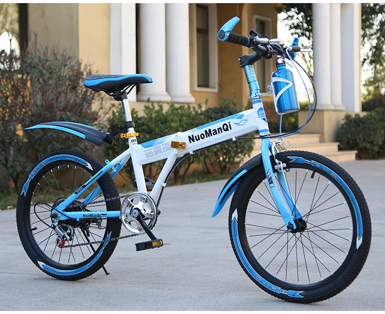 Adult mountain speed change folding bicycle 18 Adult mountain speed change folding bicycle 18