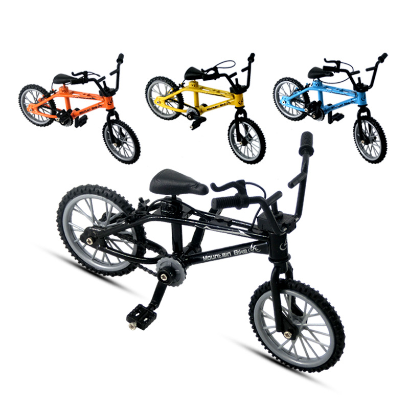 Toy Finger Road Bike Finger Bicycle Motocross Mini Alloy Bicycle Model Double Pole Bicycle Amazon Hot Sale