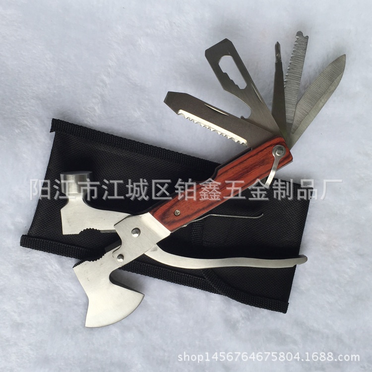 Survival Axe Head Hammer Outdoor Universal SelfDefense Emergency Tool MultiFunctional Outdoor Emergency Axe