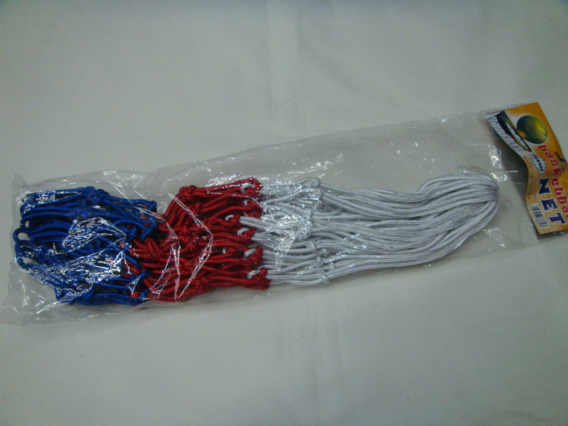Basketball tennis competition factory outlets special NET polypropylene three-colored basketball nets, sporting goods Basketball tennis competition factory outlets special NET polypropylene three-colored basketball nets, sporting goods