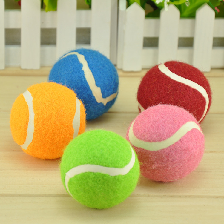 Pet tennis ball color four clothes without jumping golden teddy dog training grinding teeth to chew toys. Pet tennis ball color four clothes without jumping golden teddy dog training grinding teeth to chew toys.