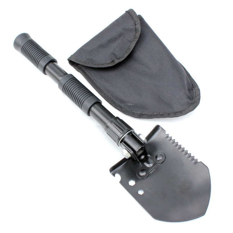 Multifunctional Shovel Lifesaving Shovel Thickened Double Handle Shovel Camping Shovel Small Folding Shovel Army Shovel Army Spade Outdoor