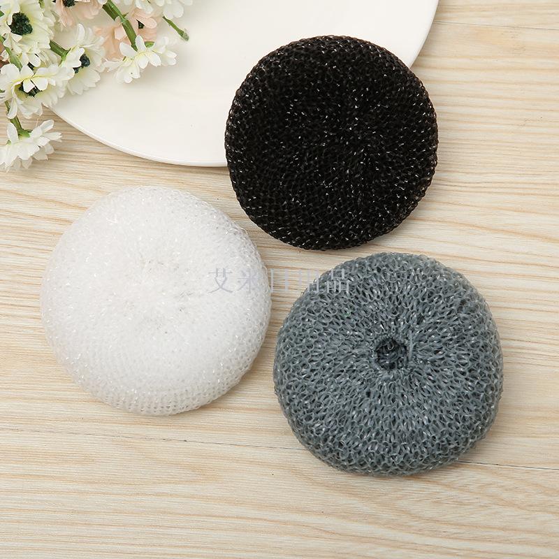 6g10 green colored plastic wire cleaning ball pet/pp fiber woven tennis ball brush pot 6g10 green colored plastic wire cleaning ball pet/pp fiber woven tennis ball brush pot